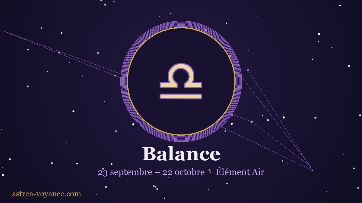 Signe astrologique Balance — ascendant