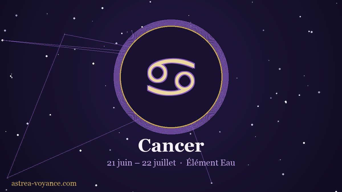 Signe astrologique Cancer — ascendant