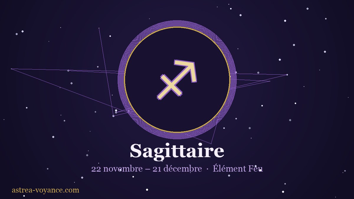 Signe astrologique Sagittaire — ascendant